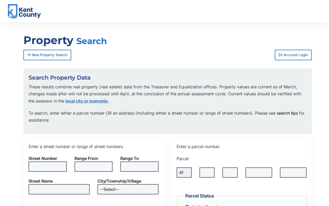 Kentwood residents directory property-search fields