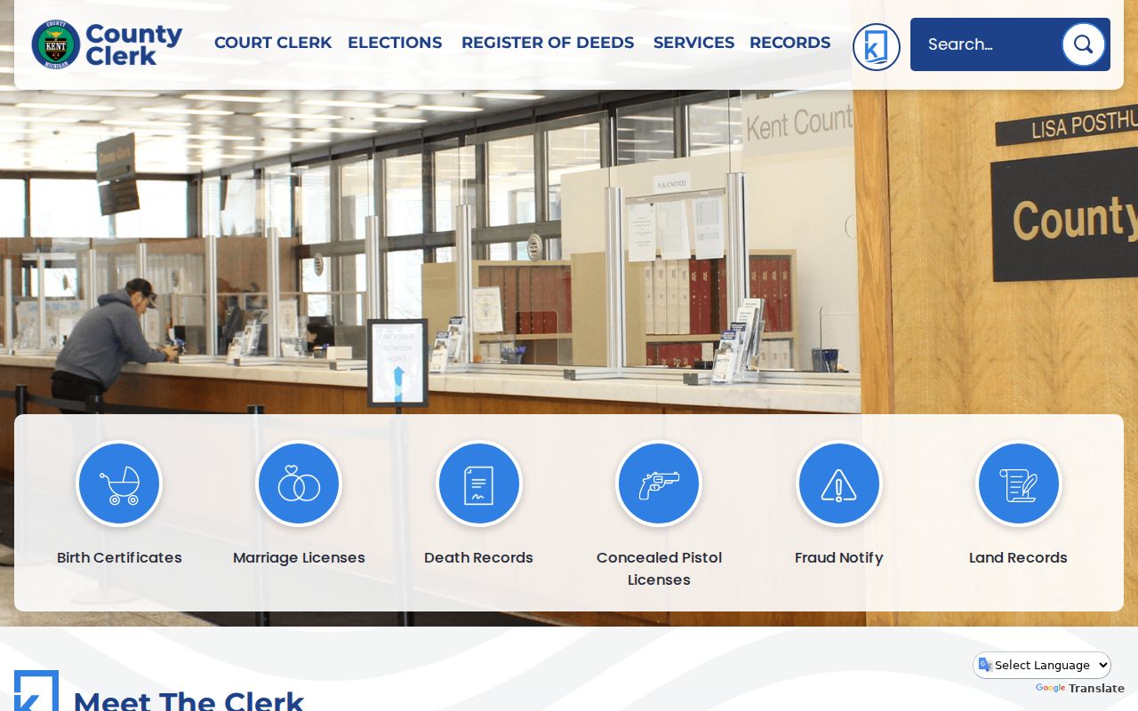 Kentwood residents directory county clerk and genealogy route